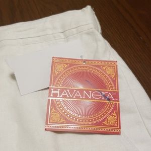 Havanera linen drawstring pants NWT A318:4:518